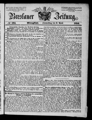 Breslauer Zeitung vom 06.04.1854