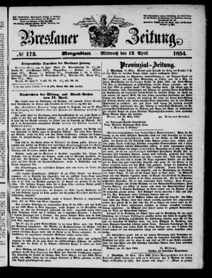 Breslauer Zeitung vom 12.04.1854