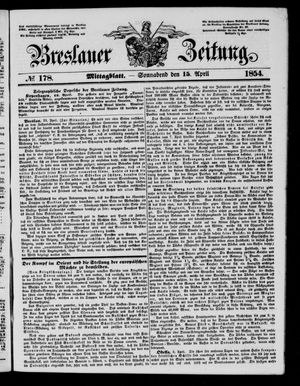 Breslauer Zeitung on Apr 15, 1854