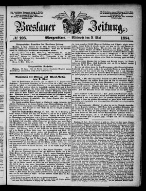 Breslauer Zeitung on May 3, 1854