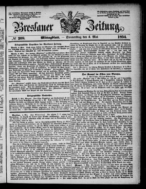 Breslauer Zeitung vom 04.05.1854