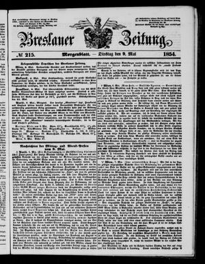 Breslauer Zeitung on May 9, 1854