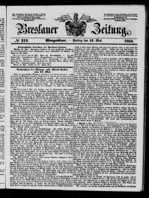 Breslauer Zeitung vom 12.05.1854