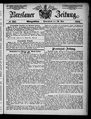 Breslauer Zeitung vom 13.05.1854
