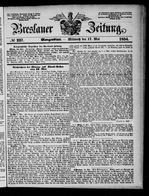 Breslauer Zeitung on May 17, 1854