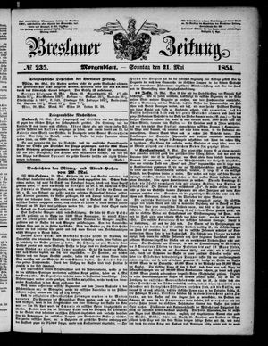 Breslauer Zeitung on May 21, 1854