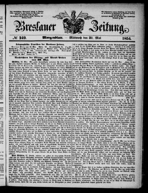 Breslauer Zeitung vom 31.05.1854