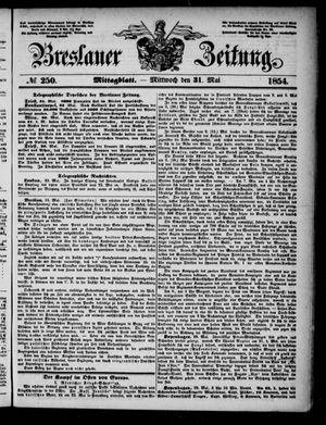 Breslauer Zeitung vom 31.05.1854