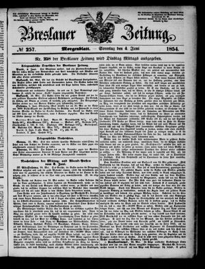 Breslauer Zeitung vom 04.06.1854