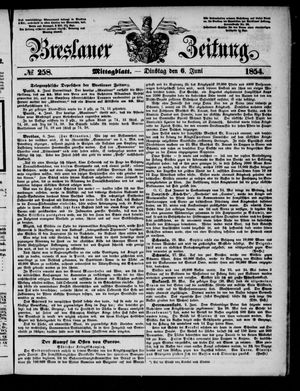 Breslauer Zeitung vom 06.06.1854