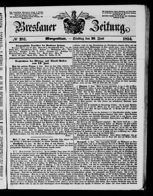 Breslauer Zeitung on Jun 20, 1854