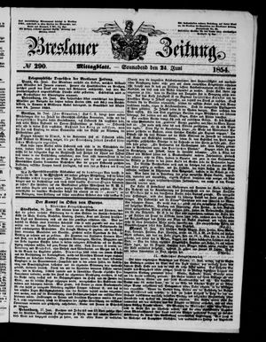 Breslauer Zeitung on Jun 24, 1854