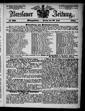 Breslauer Zeitung vom 30.06.1854
