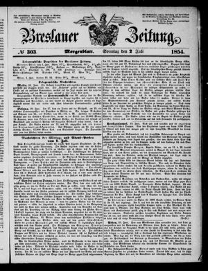 Breslauer Zeitung vom 02.07.1854