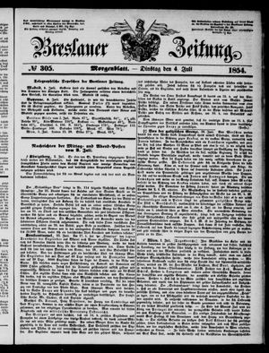 Breslauer Zeitung vom 04.07.1854
