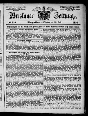 Breslauer Zeitung vom 18.07.1854