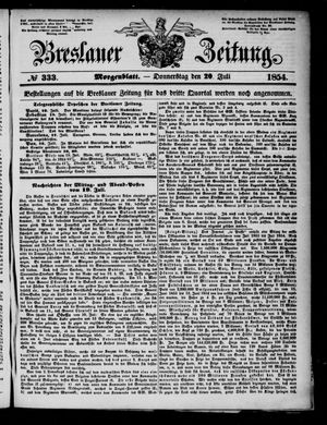 Breslauer Zeitung on Jul 20, 1854