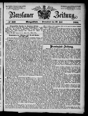 Breslauer Zeitung vom 29.07.1854