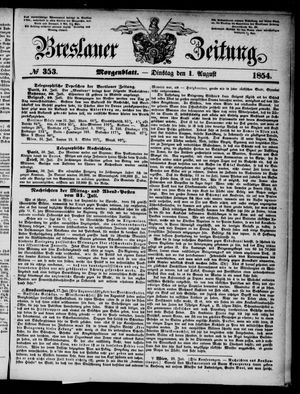 Breslauer Zeitung on Aug 1, 1854