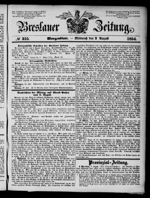 Breslauer Zeitung on Aug 2, 1854
