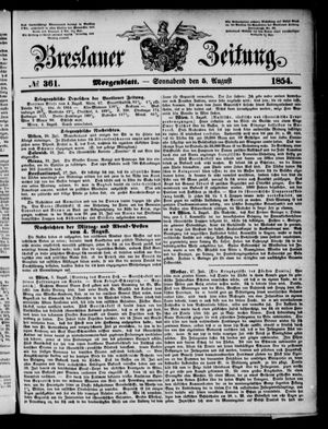 Breslauer Zeitung on Aug 5, 1854