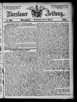 Breslauer Zeitung on Aug 5, 1854