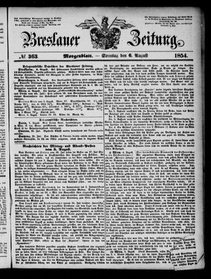 Breslauer Zeitung on Aug 6, 1854