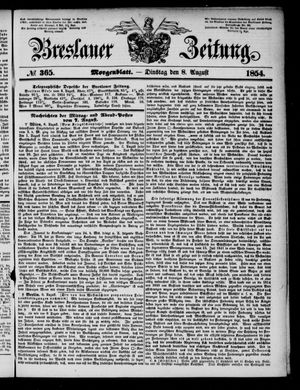 Breslauer Zeitung on Aug 8, 1854