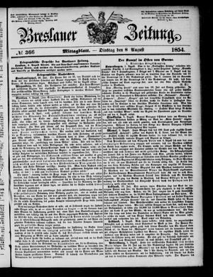 Breslauer Zeitung on Aug 8, 1854