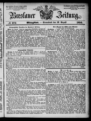 Breslauer Zeitung vom 12.08.1854