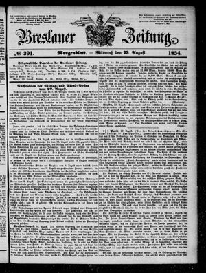 Breslauer Zeitung vom 23.08.1854
