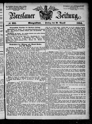 Breslauer Zeitung vom 25.08.1854