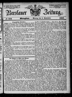 Breslauer Zeitung vom 04.09.1854