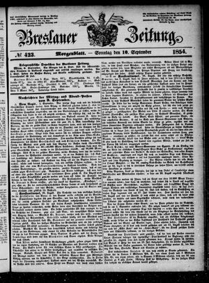 Breslauer Zeitung on Sep 10, 1854