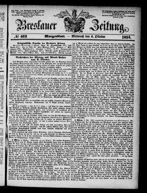 Breslauer Zeitung vom 04.10.1854