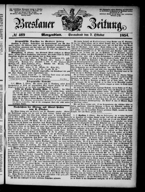 Breslauer Zeitung on Oct 7, 1854