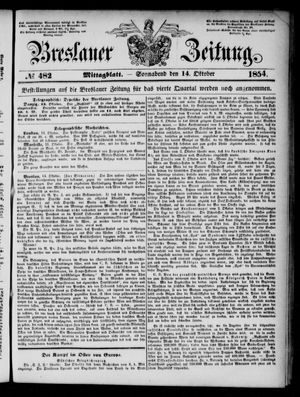 Breslauer Zeitung on Oct 14, 1854