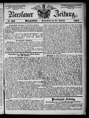 Breslauer Zeitung vom 21.10.1854