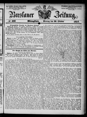 Breslauer Zeitung on Oct 23, 1854