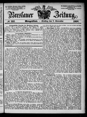 Breslauer Zeitung on Nov 7, 1854