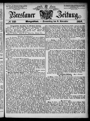 Breslauer Zeitung vom 09.11.1854