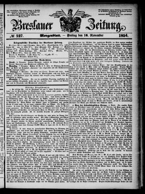 Breslauer Zeitung vom 10.11.1854