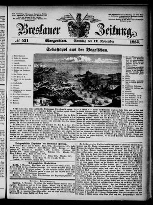 Breslauer Zeitung vom 12.11.1854