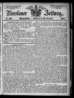 Breslauer Zeitung vom 29.11.1854