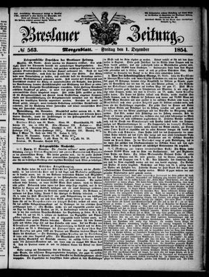 Breslauer Zeitung vom 01.12.1854