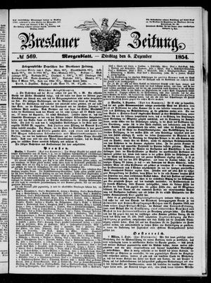Breslauer Zeitung vom 05.12.1854