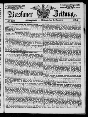 Breslauer Zeitung vom 06.12.1854