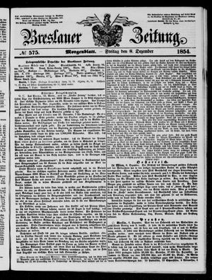 Breslauer Zeitung vom 08.12.1854