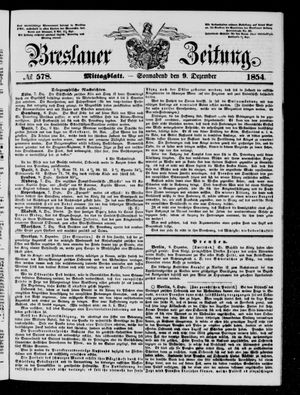Breslauer Zeitung vom 09.12.1854