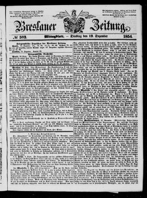Breslauer Zeitung on Dec 12, 1854